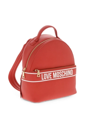 Moschino Love Moschino logo-print backpack - Red