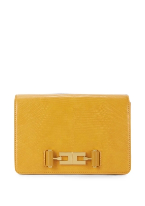 Elisabetta Franchi shoulder bag with groumette chain - Yellow