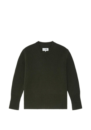 MM6 Maison Margiela wool crew-neck sweater - Green