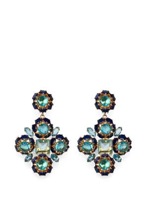 Bounkit Jewelry Ariadne cluster-drop earrings - Blue