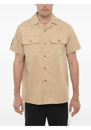 Neil Barrett short-sleeve Saharan shirt - Neutrals