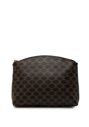 Celine Pre-Owned 2000 Macadam Coated Canvas pouch - Black