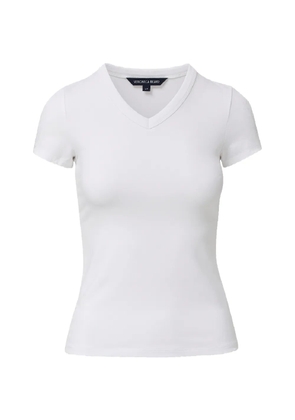 Veronica Beard Devin V-neck T-shirt - White