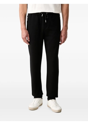 Karl Lagerfeld drawstring zipped-pocket track pants - Black