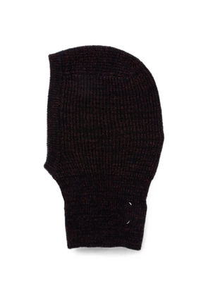 Maison Margiela ribbed Four Stitches balaclava - Black