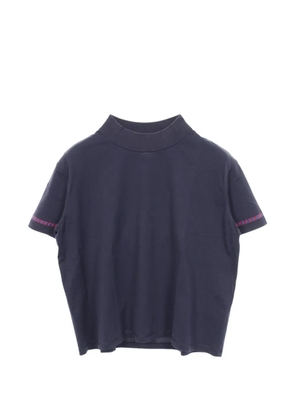 Hermès Pre-Owned 2010s Kanoe mock-neck T-shirt - Blue