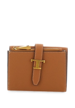 Tod's T-detail wallet - Brown