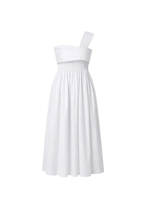 Tela one-shoulder midi dress - White