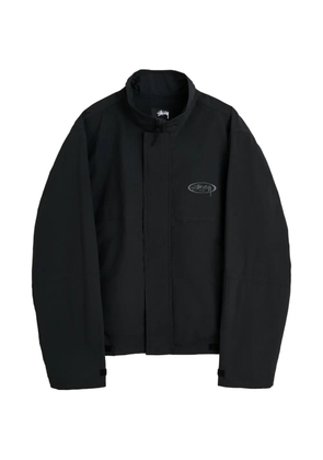 Stüssy MX logo-print high-neck jacket - Black