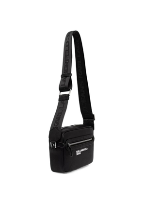 Karl Lagerfeld Jeans logo-print zip-fastening belt bag - Black