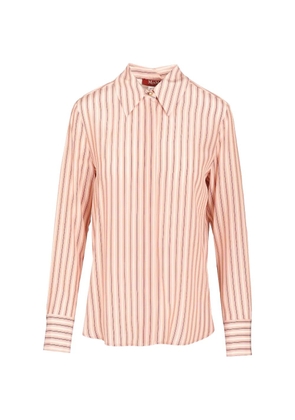 Max Mara striped silk shirt - Pink