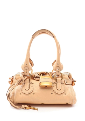 Chloé Pre-Owned 2010-2026 Mini Leather Paddington handbag - Neutrals