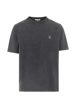 Maison Kitsuné fox-patch T-shirt - Grey