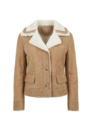 Ermanno Scervino perforated leather jacket - Neutrals