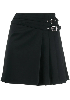Alberta Ferretti pleated side mini skirt - Black