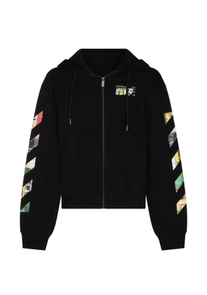 Off-White Arrows Diag-stripe hoodie - Black