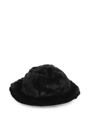 DSQUARED2 fur-texture bucket hat - Black