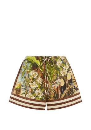 ALEMAIS Toucan Tango shorts - Green