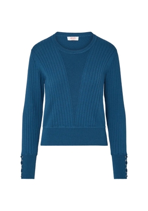 LIU JO sweater with laces - Blue