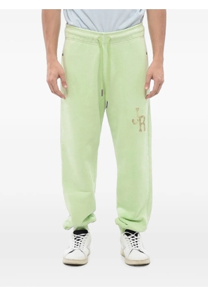 John Richmond embroidered-logo track pants - Green