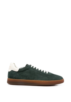 Officine Creative suede low-top sneakers - Green