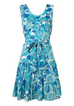 Bambah floral print flared dress - Blue