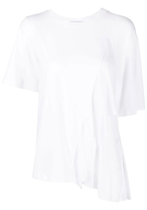 SJYP logo-print layering t-shirt - White