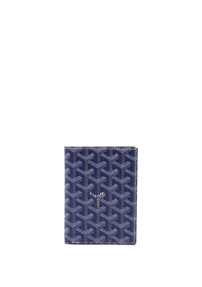 Goyard Pre-Owned 2011 Goyardine Grenelle passport cover - Blue