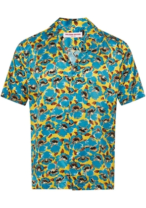 Orlebar Brown Maitan floral-print shirt - Blue