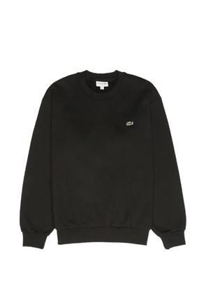 Lacoste logo-patch sweatshirt - Black