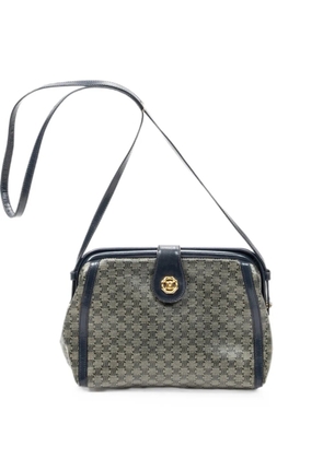 Celine Pre-Owned Macadam frame shoulder bag - Blue