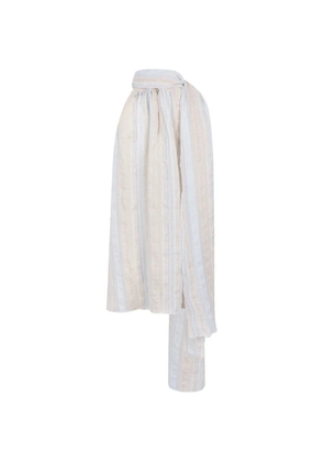 CAYET Nia scarf top - Neutrals
