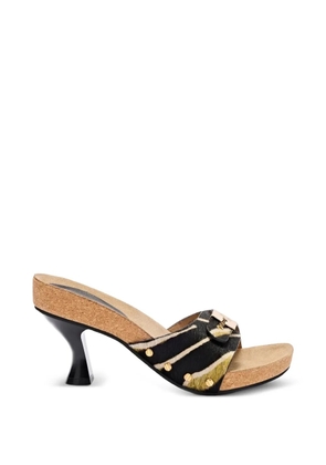 Scholl Luna zebra-print sandals - Black