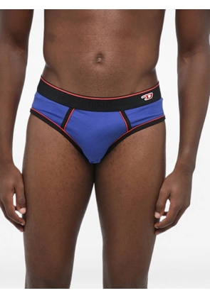 Diesel stretch-design contrast-trim briefs - Blue