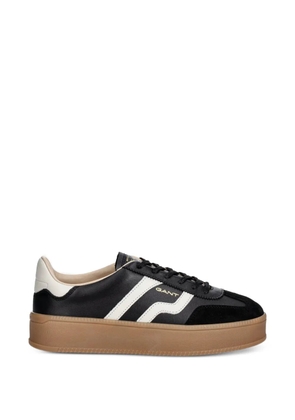Gant panelled flatform sneakers - Black