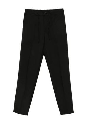 Karl Lagerfeld drawstring straight-leg trousers - Black