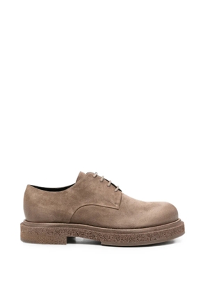 Officine Creative suede chunky-sole derby shoes - Brown