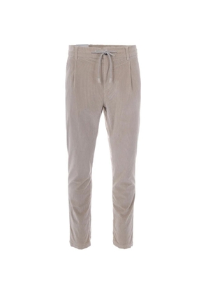 Eleventy corduroy drawstring trousers - Neutrals