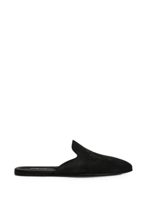 Dolce & Gabbana calfskin slippers - Black