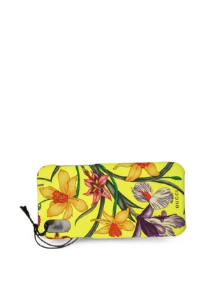 Gucci Flora-print iPhone X/XS case - Yellow