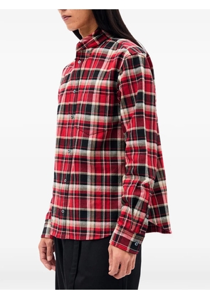 Ann Demeulemeester check-print shirt - Red