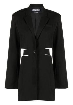 Jacquemus Bari cut-out blazer dress - Black