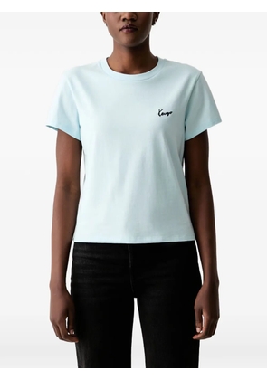 Kenzo logo-embroidered T-shirt - Blue