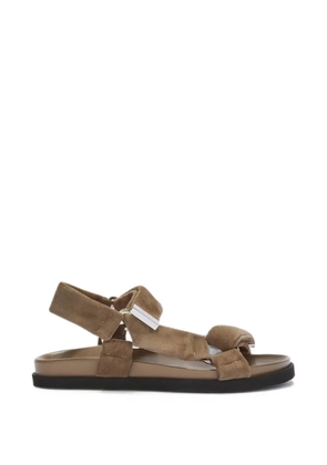 The Attico Salinas flatform sandals - Grey