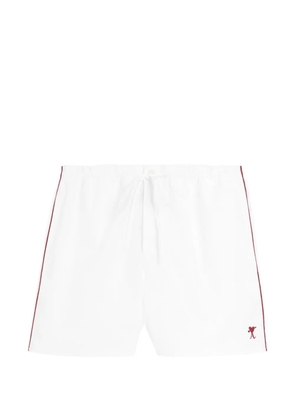 AMI Paris cotton arrow short - White