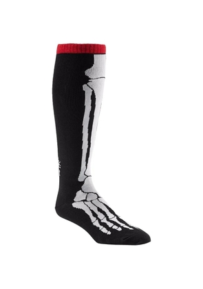 Reebok CrossFit skeleton-print knee socks - Black