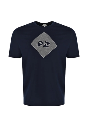 Pal Zileri logo-print crew-neck T-shirt - Blue
