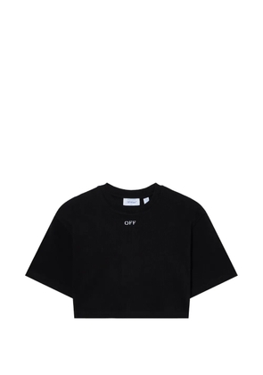 Off-White Off Stamp ribbed T-shirt - Black