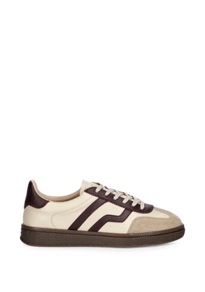 Gant leather suede-panel sneakers - Neutrals