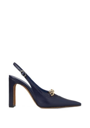 Tory Burch Runway chain slingback 95mm - Blue